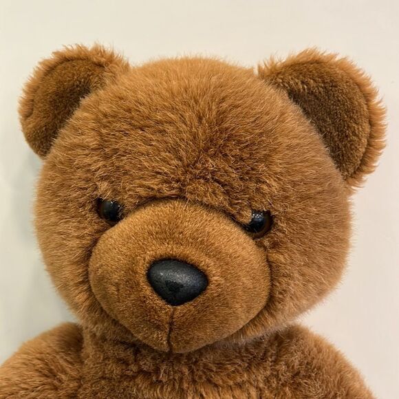 Brown Soft Plush Bear with Tag. SKM Enterprises. Size 18” - Picture 2 of 7